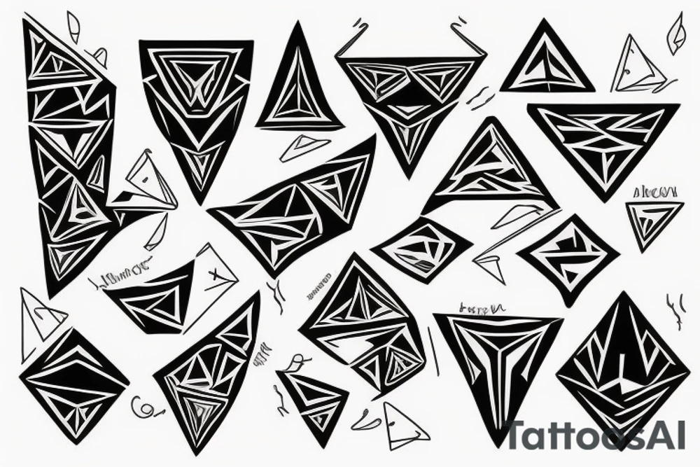 triangle tattoo idea