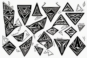 triangle tattoo idea