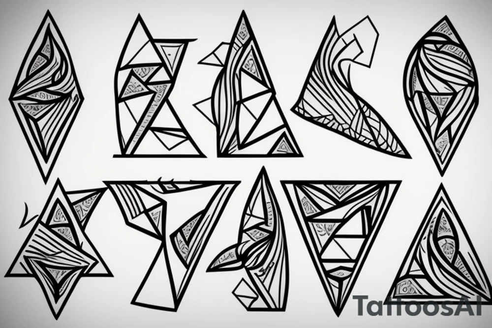 triangle tattoo idea