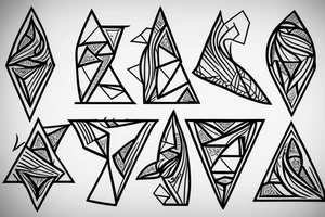 triangle tattoo idea