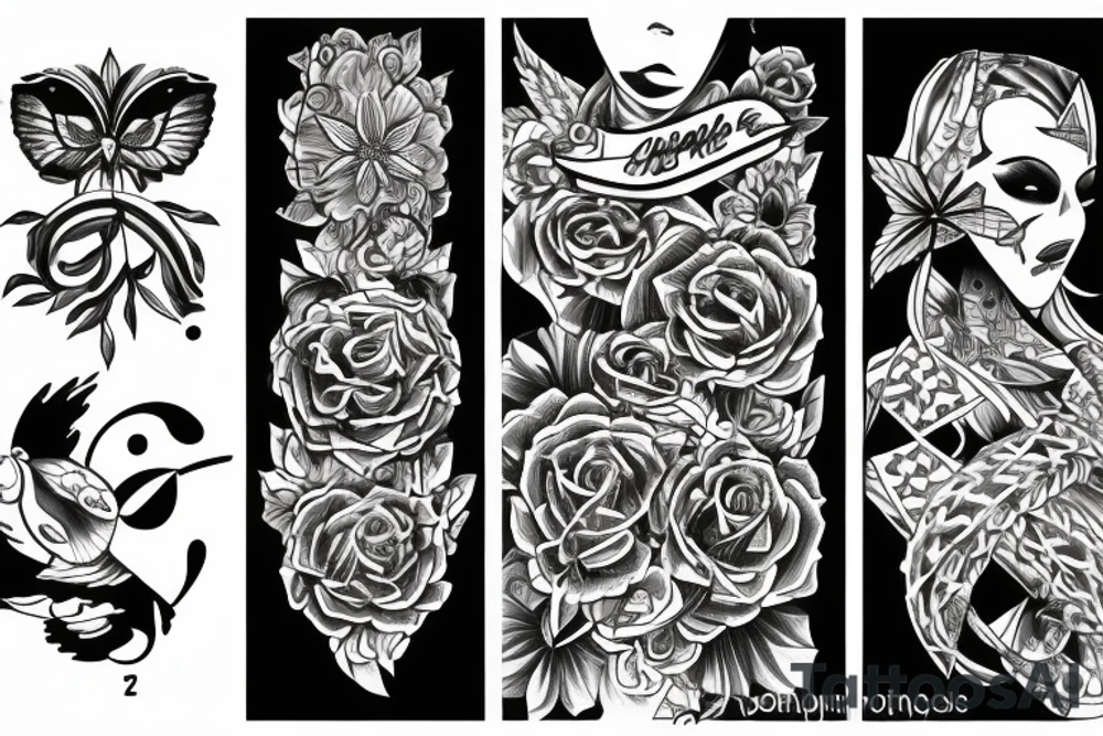 attentionné, aimant, sérieux tattoo idea