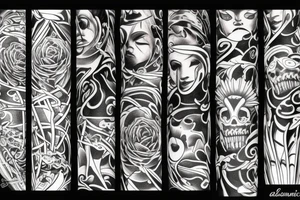 attentionné, aimant, sérieux tattoo idea