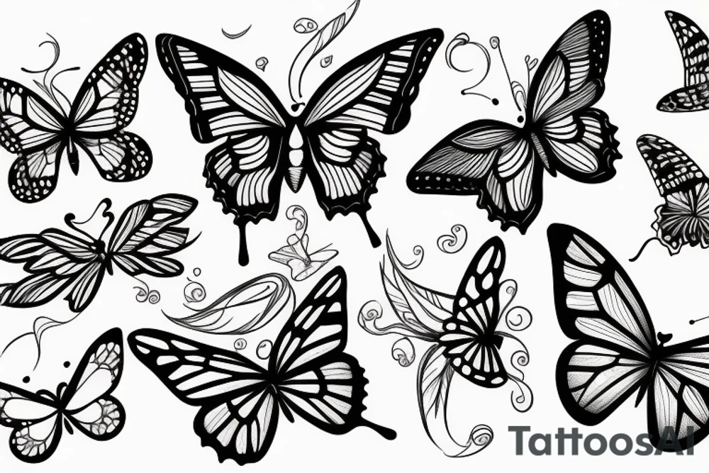 butterfly tattoo idea