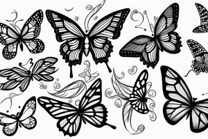 butterfly tattoo idea