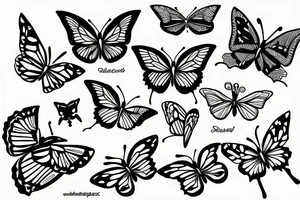 butterfly tattoo idea