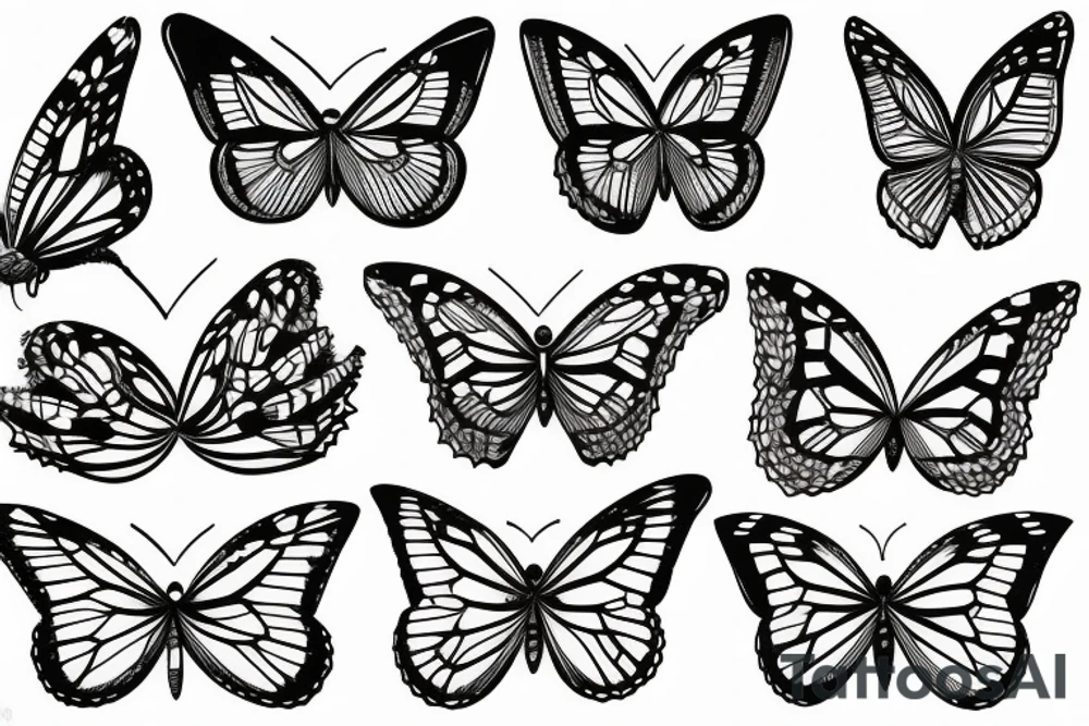 butterfly tattoo idea