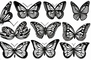 butterfly tattoo idea