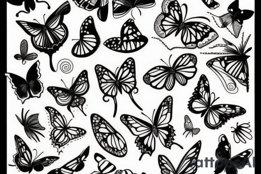 butterfly tattoo idea
