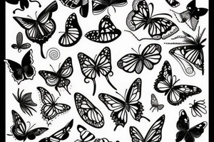 butterfly tattoo idea
