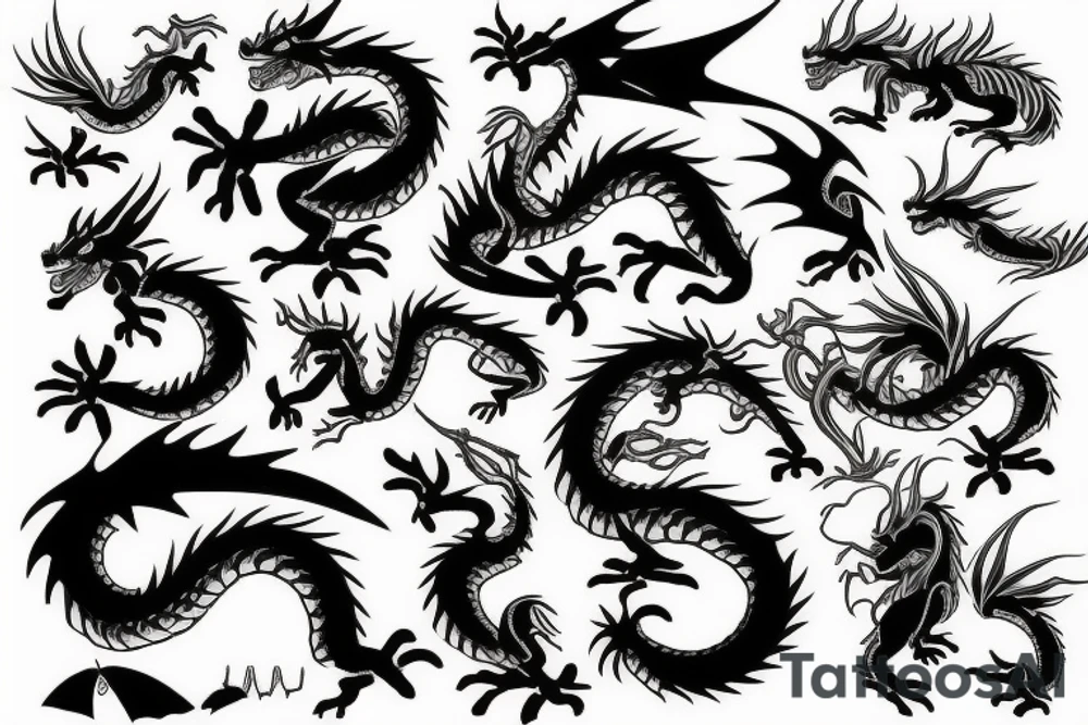 dragon tattoo idea