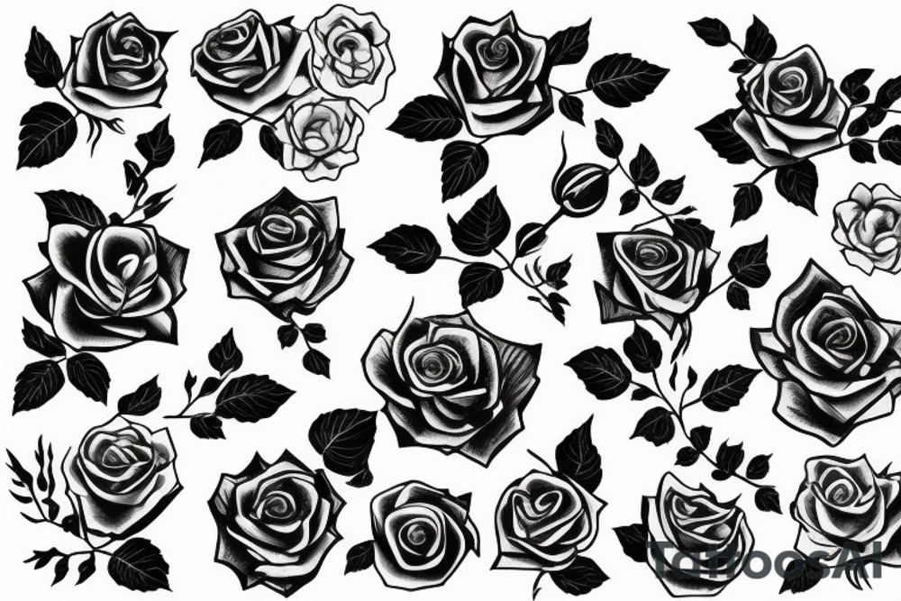 Eyanna writing with a rose tattoo idea