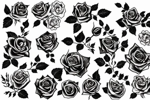 Eyanna writing with a rose tattoo idea