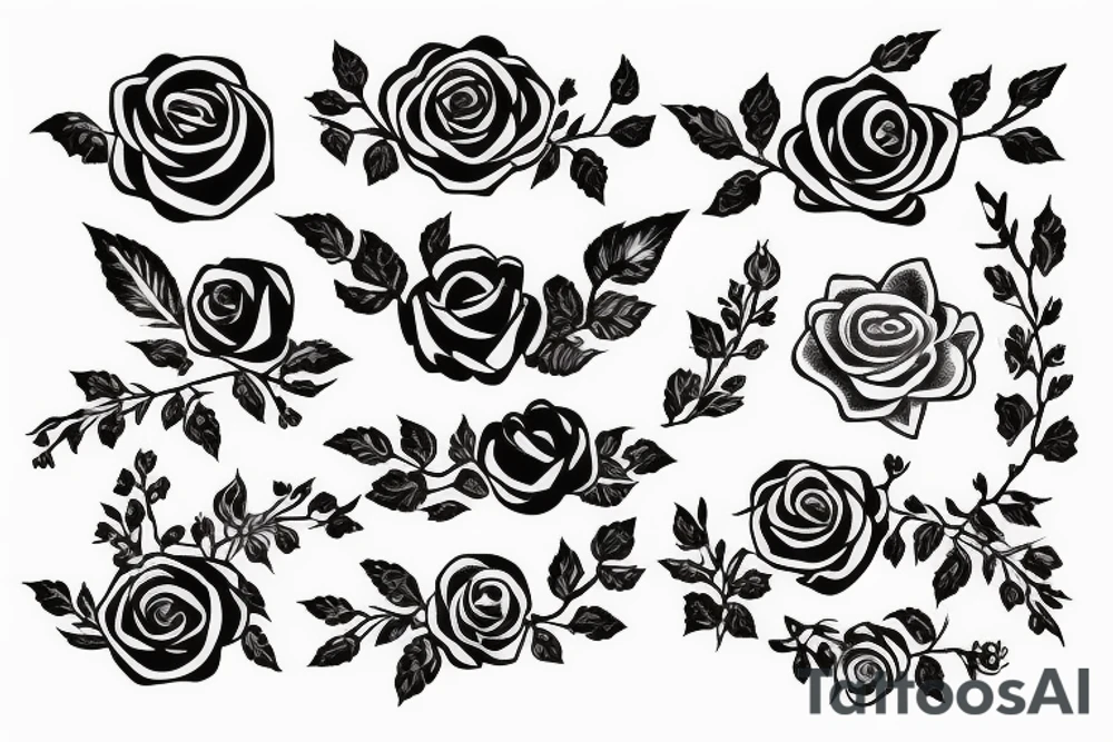 Eyanna writing with a rose tattoo idea