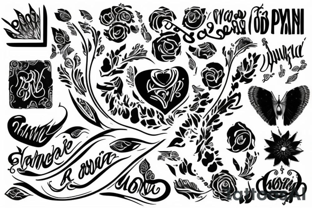 Eyanna writing tattoo idea