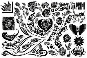 Eyanna writing tattoo idea