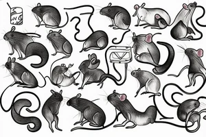 Transgender rat tattoo idea