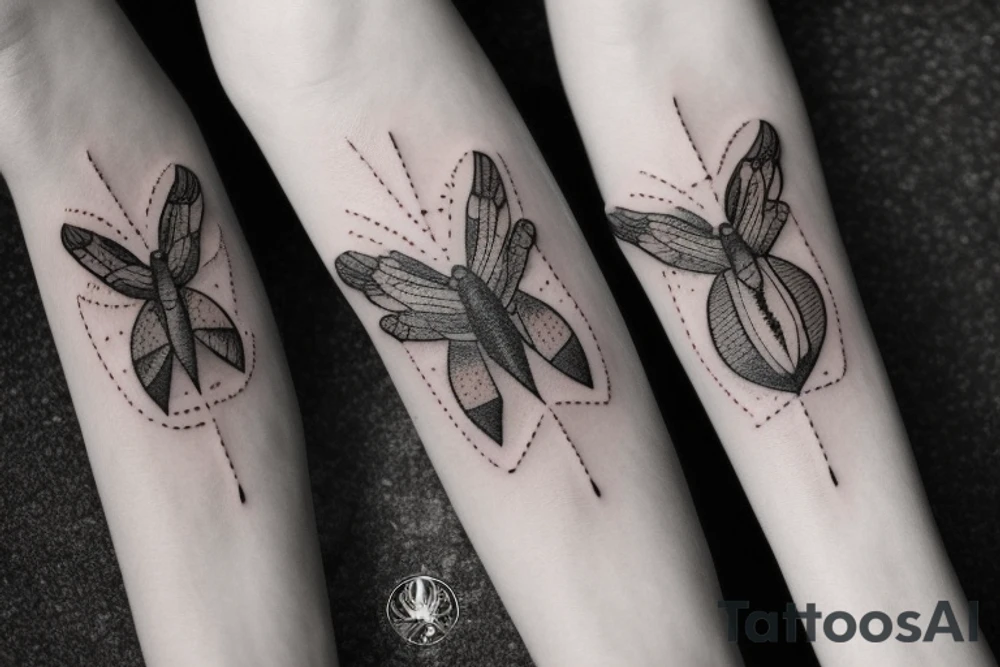 Moth tattoo idea