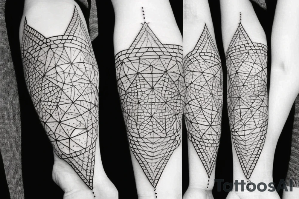 abstract geometric tattoo tattoo idea