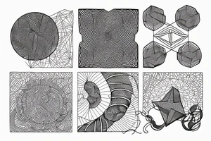 abstract geometric tattoo tattoo idea