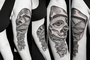 a lung in a fist tattoo idea