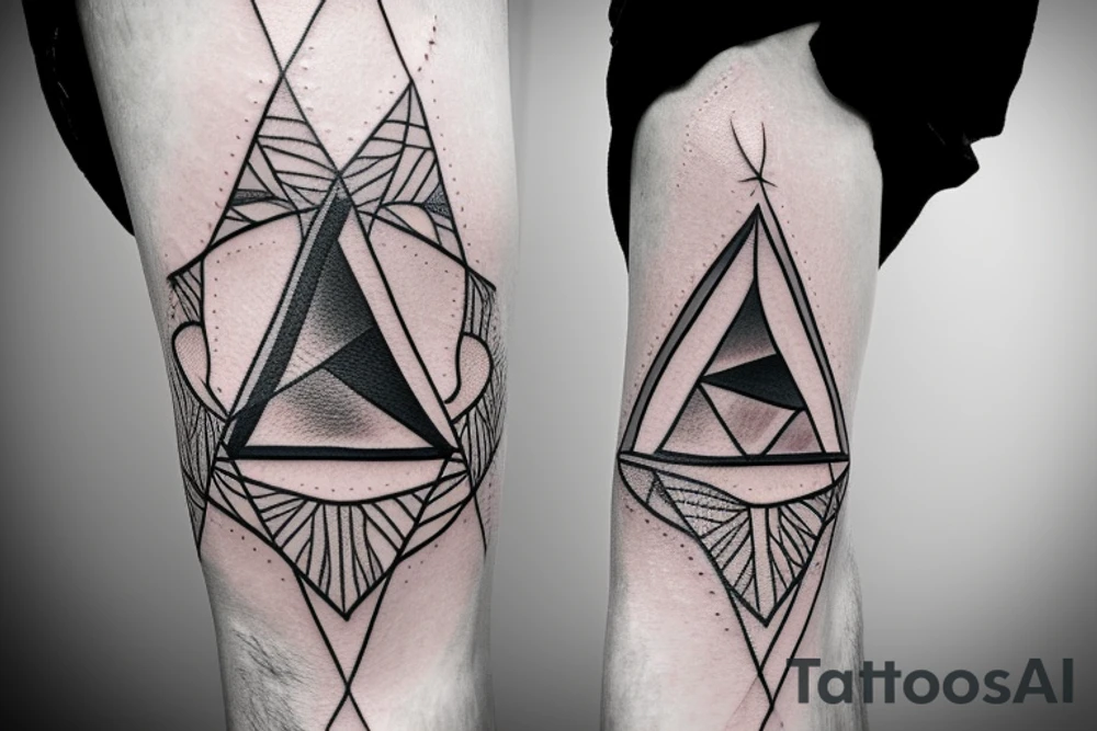 penrole triangle tattoo idea
