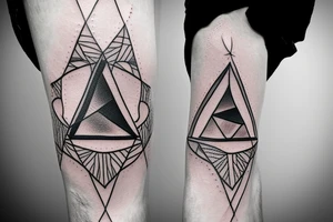 penrole triangle tattoo idea
