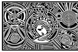 starożytna grecja , mitologia tattoo idea