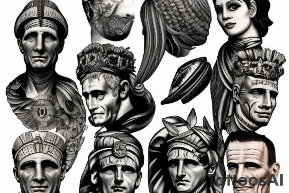 Iulius caesar tattoo idea