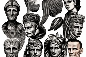 Iulius caesar tattoo idea