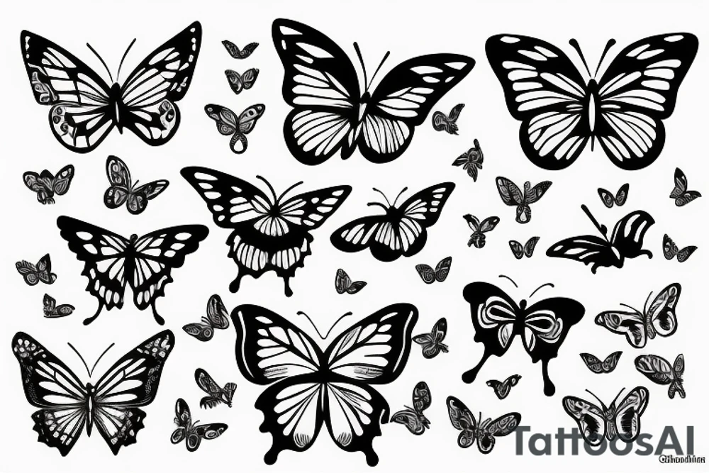 Butterfly tattoo idea