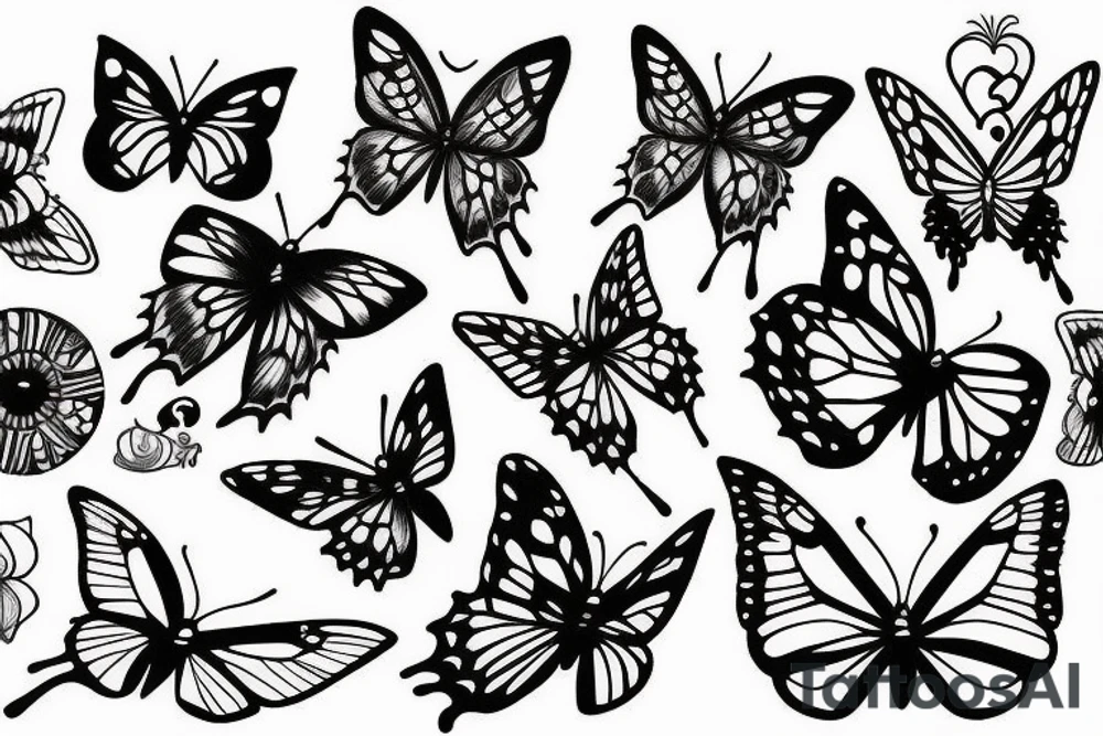 Butterfly tattoo idea