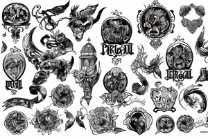 Perugia city tattoo idea