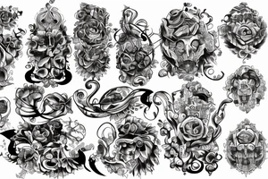 Perugia city tattoo idea