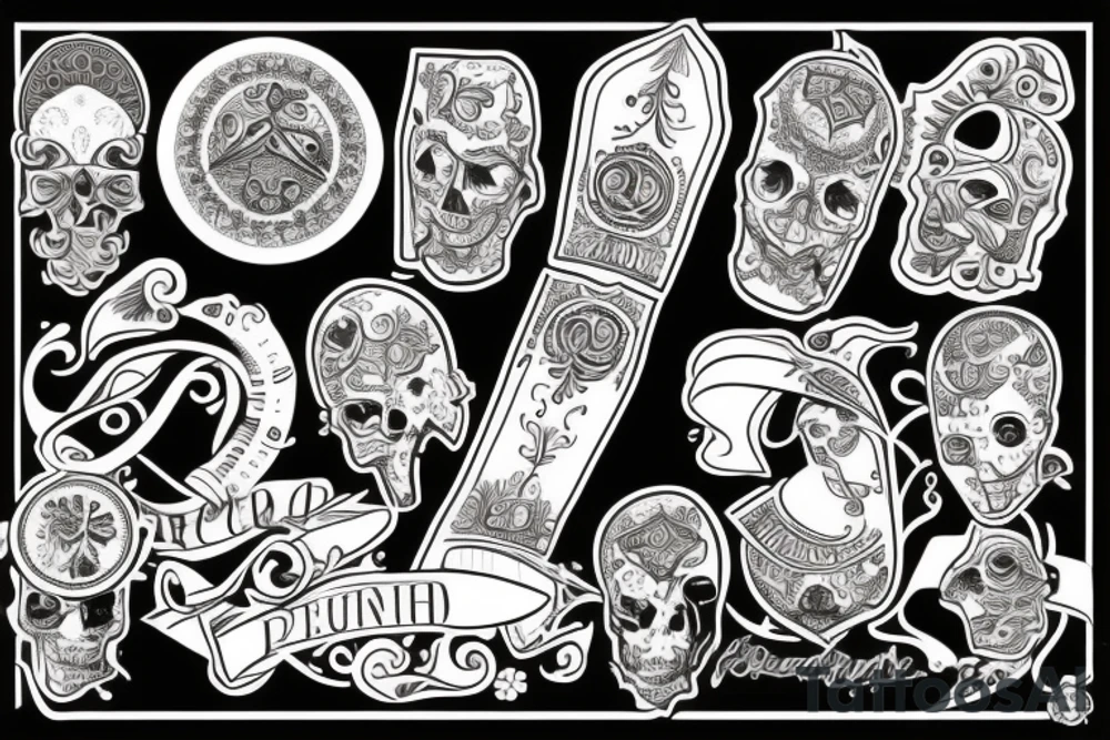 Perugia city tattoo idea