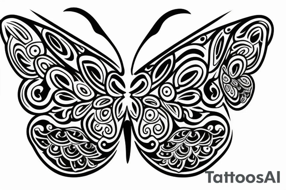 Butterfly tattoo idea