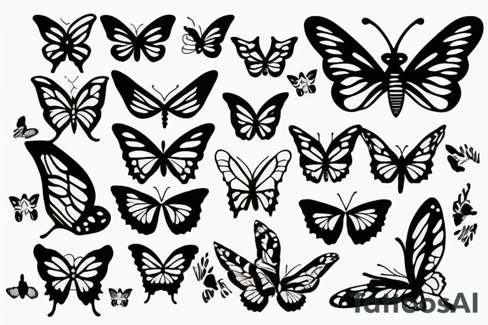 Butterfly tattoo idea
