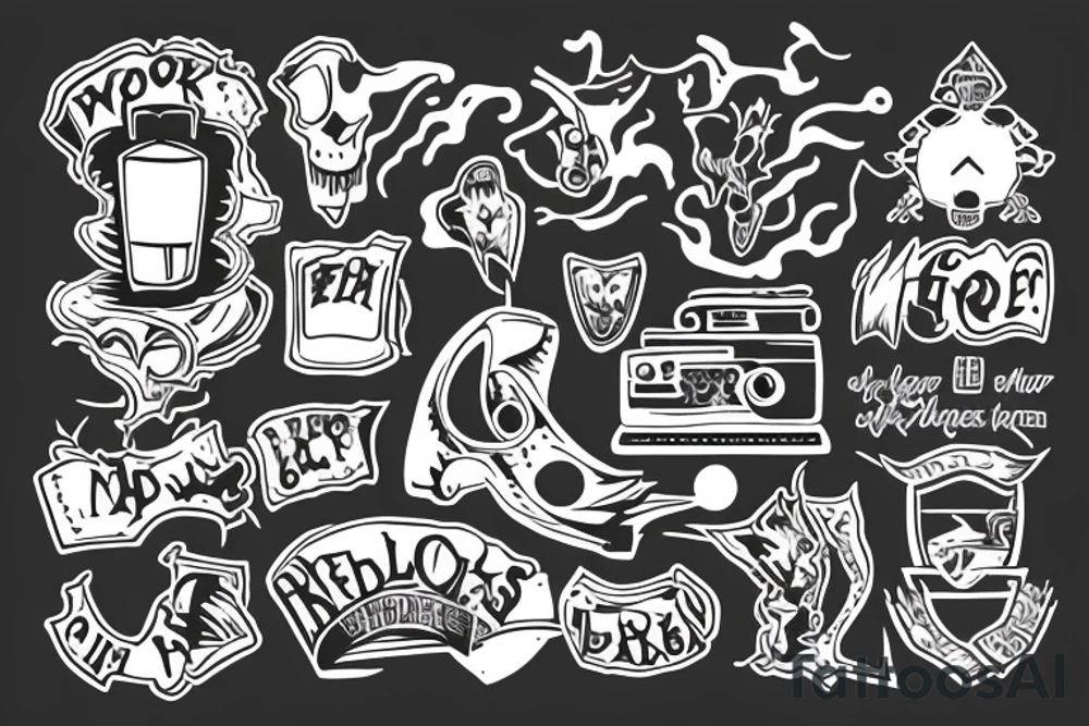 Working developer on the hell tattoo idea
