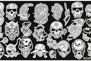 Working developer on the hell tattoo idea
