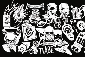 Working developer on the table tattoo idea