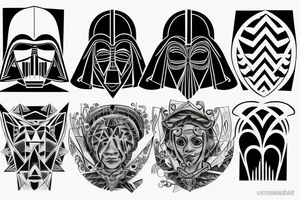 Light and dark side tattoo idea