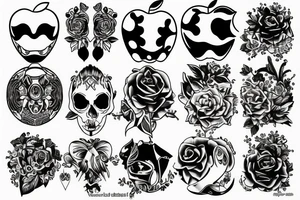 Apple notebook tattoo idea