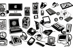 Computer tattoo idea