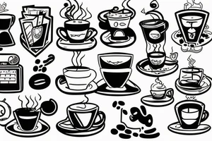 Coding and caffe tattoo idea