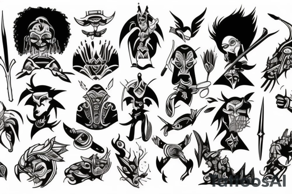 Warrior tattoo idea