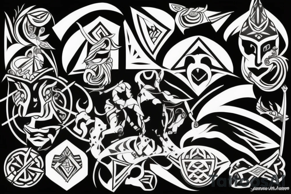 Warrior tattoo idea
