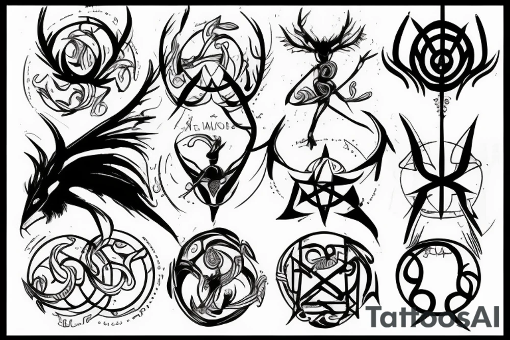balance, sigil tattoo idea