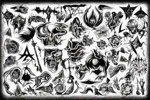 Symbol of chaos tattoo idea