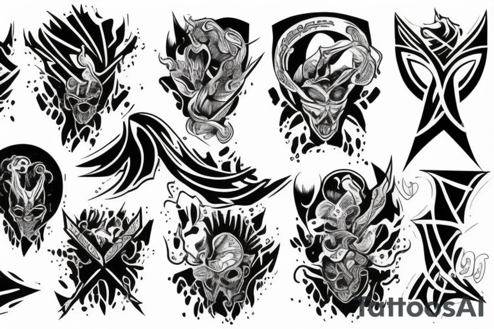 Symbol of chaos tattoo idea