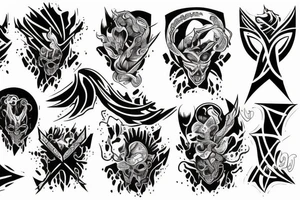 Symbol of chaos tattoo idea