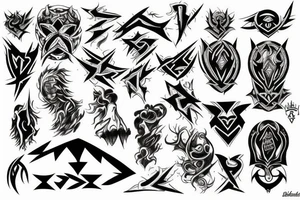 Symbol of chaos tattoo idea